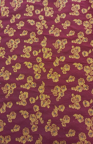 Coupon tissu ameublement rouge - ameublement,
