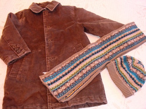 Manteau garçon bonnet - manteau,