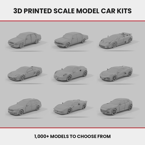 Resin printed scale model - printed,