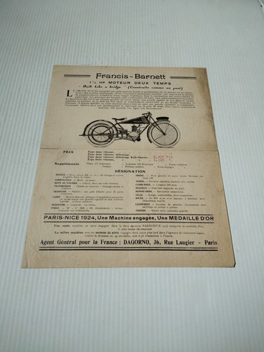 Francis barnett de 1925 - barnett, 1,5