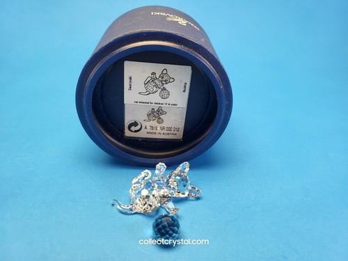 Swarovski kitten lying cat - kitten,
