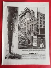 Publicité presse Accessoires Automobile HUILE SHELL N°12 Chauffage Central 1930