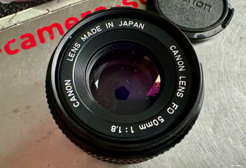 Objectif canon 50mm 8 lens - objectif, 1:1.8