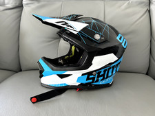 Casque moto cross quad SHOT RACE GEAR Taille enfant 51-52 + housse de protection