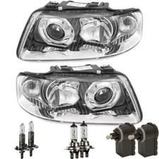 Kit De Phare Pour Audi A3 8L 00-03 Avec Clignotant H7+H1 Inclus Moteur