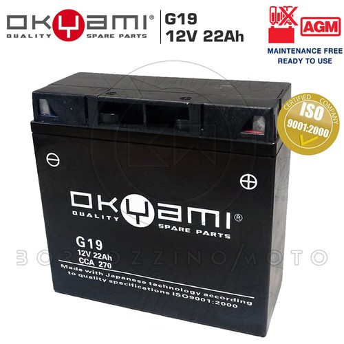 Batterie okyami g19 bmw r - g19, 50-r