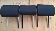 3 appuie-tête banquette siege arriere tissu noir couture VW GOLF 5 V Polo 5 V