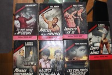 Fleuve noir espionnage - lot de 7 livres en premiere édition années 60