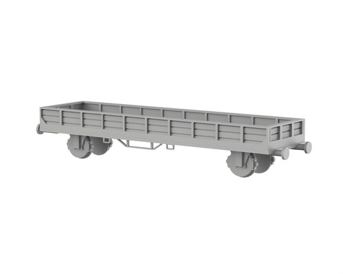 Flat wagon train set wwii03 - set,