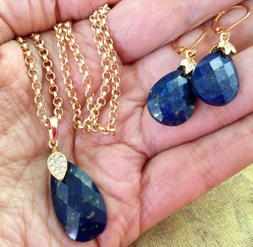 Plaqué 18k lapis - or, 18k-lapis
