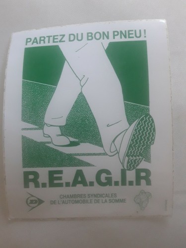 Ancien autocollant vintage - ancien,
