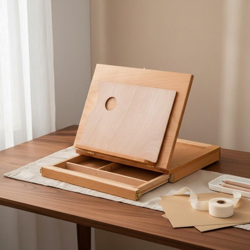 Boîte chevalet portable - chevalet,