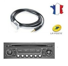 Câble AUX MP3 Auxiliaire Jack 3.5mm Citroën RD4 RT4 DS3 C3 C4 C5 Picasso C6 C8