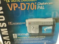 Caméscope numérique vintage Samsung VP-D70i neuf dans son emballage d'origine