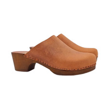 Sabot Néerlandaises Classiques - Véritable Cuir - MY573 RUGGINE