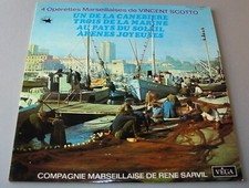 COMPAGNIE RENE SARVIL. 4 OPERETTES MARSEILLAISES  DE VINCENT SCOTTO (2LP 33t)