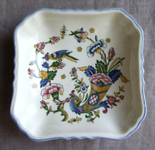 COUPE VIDE POCHE EN FAÏENCE DE GIEN - DÉCOR CORNE D'ABONDANCE - 15 X 15 cm