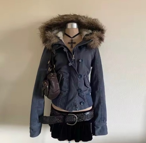 Veste capuche courte - veste,