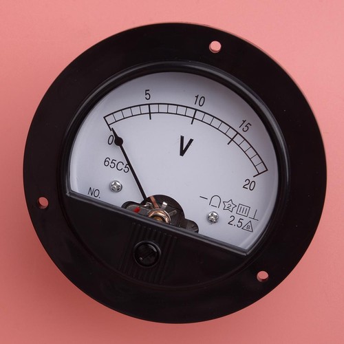 20v ronde analogique - dc, 0-20v