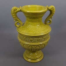 Pot Maiolica Vert Signé