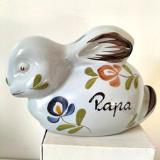 tirelire lapin faïencerie de