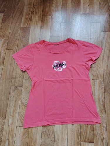 Shirt rose fuschia col rond - rose,