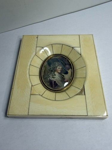Miniature ancien tableau - miniature,