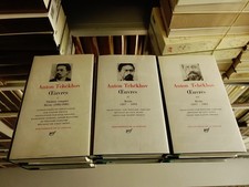 La Pléiade. Anton Tchékhov - Œuvres, Tomes I à III.