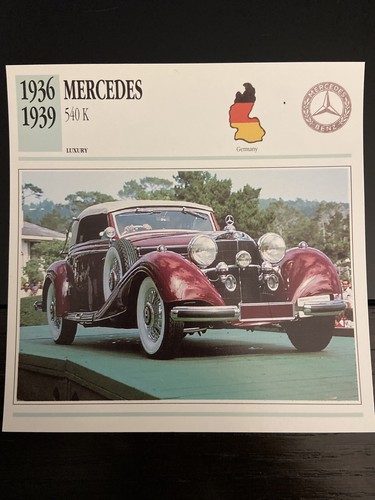1936 1939 mercedes - mercedes, k
