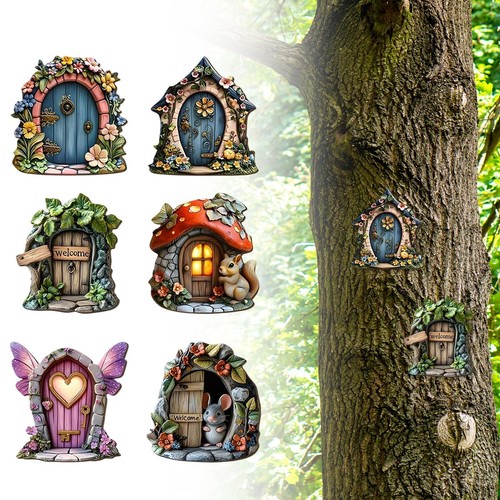 Portes mini fée - mini, bois