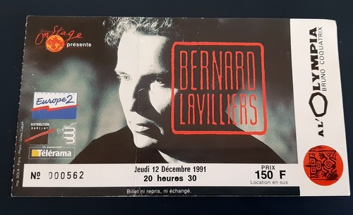 Ticket billet place concert - ticket,