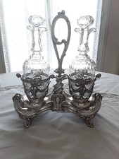 HUILIER VINAIGRIER ARGENT POINCON MINERVE