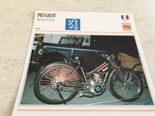 Carte moto Peugeot  100 cm3