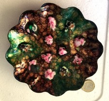 COUPELLE/ CUIVRE/ EMAIL CHAMPLEVE/ GLACURES INCERTAINES/ ANNEES 1950/1960