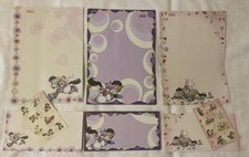 DIDDL 3 lots Papiers à lettre / Feuilles A4 + Enveloppes + Stickers