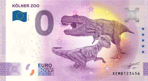 Billet souvenir 2025 - 2025, allemagne