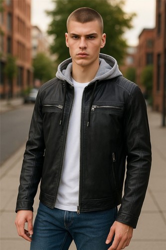 Homme capuche bleu marine - bleu,