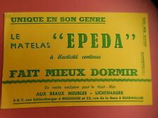 Buvard  -  MATELAS EPEDA