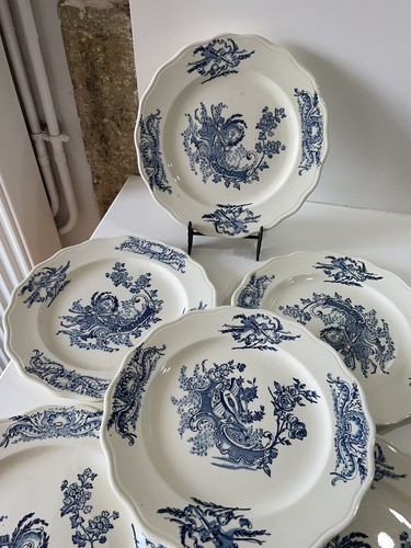 Assiettes plates terre de - 6,
