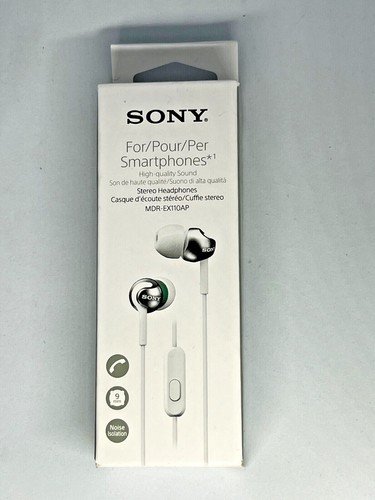 Sony mdr ex110apw blanc - blanc, casque