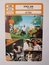 CARTE FICHE CINEMA 1996 SPACE JAM Michael Jordan Theresa Randle Wayne Knight Bil