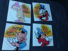 Lot de 4 anciens autocollants