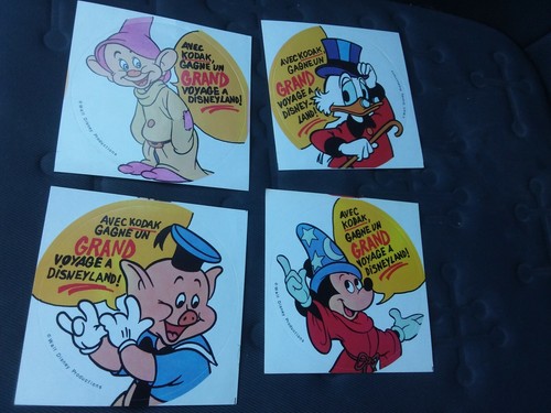 Lot anciens autocollants - lot, 4