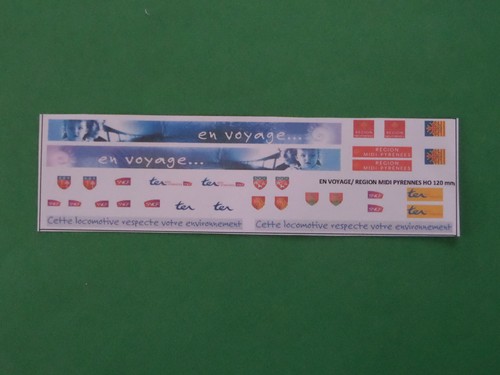 Kit decor train ho - kit.,