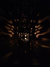 Lampe orientale en métal fait