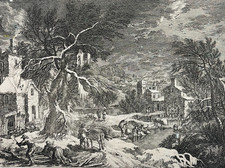 Hiver GRAVURE Pierre Drevet