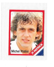 Carte Michel Platini - année