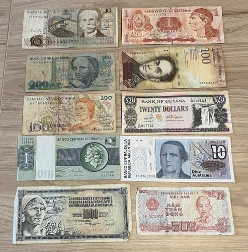 Lot billets du monde - lot, de