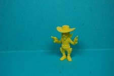 FIGURINE MONOCHROME DUNKIN ROCHE AUX FEES LUCKY LUKE WILLIAM DALTON JAUNE