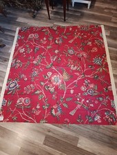 Coupon Tissu D'éditeur Coton Style Indienne XVIIIe 135 x 135 cm 